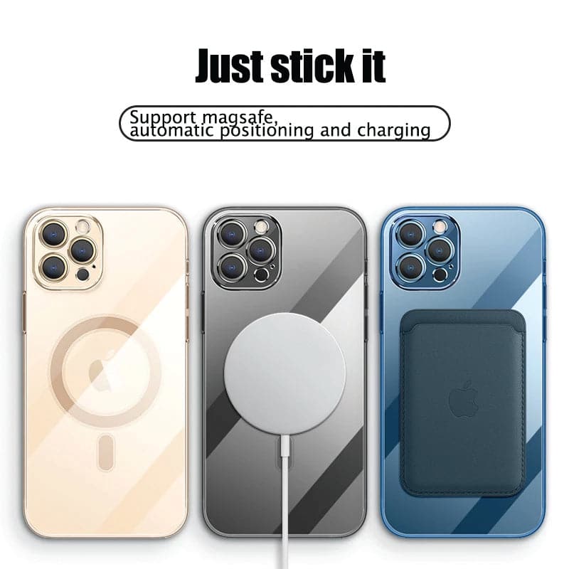 iPhone 13 Pro Luxury Plating MagSafe Supported Phone Case