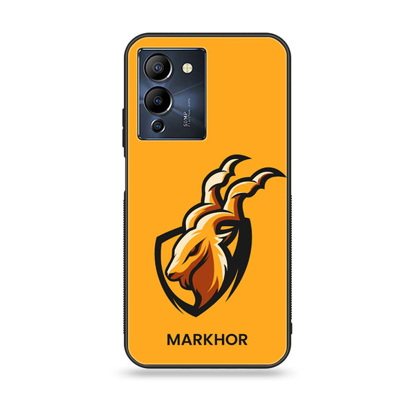 Infinix Note 12 G96 Markhor Design 7 Premium Printed Glass soft Bumper shock Proof CaseCS-27208 CS-38056