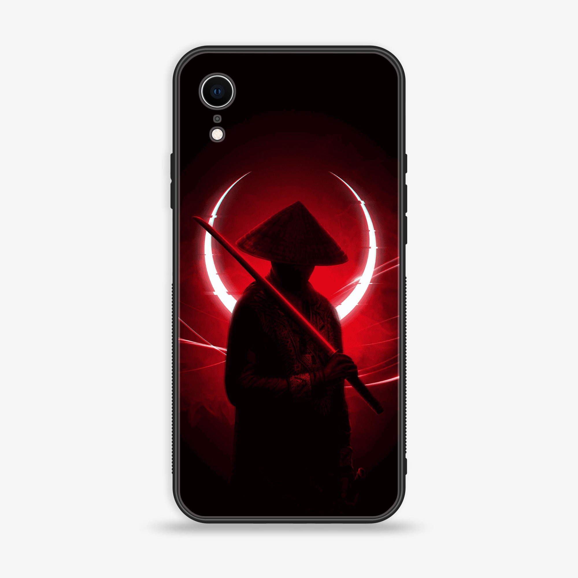 iPhone XR - Ninja  Series - Premium Printed Glass soft Bumper shock Proof Case