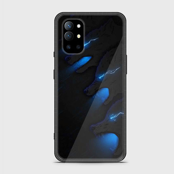 OnePlus 9R/8T - Black Art Design 7 - Premium Printed Glass soft Bumper shock Proof Case CS-9628