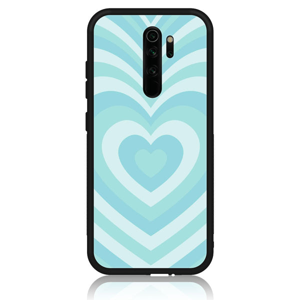 Redmi Note 8 Pro - Heart Beat Design 7 - Premium Printed Glass soft Bumper shock Proof Case CS-37155