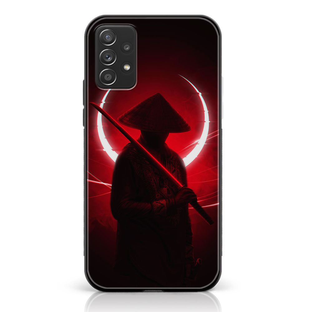 SAMSUNG GALAXY A73 - Ninja Series - Premium Printed Glass soft Bumper shock Proof Case