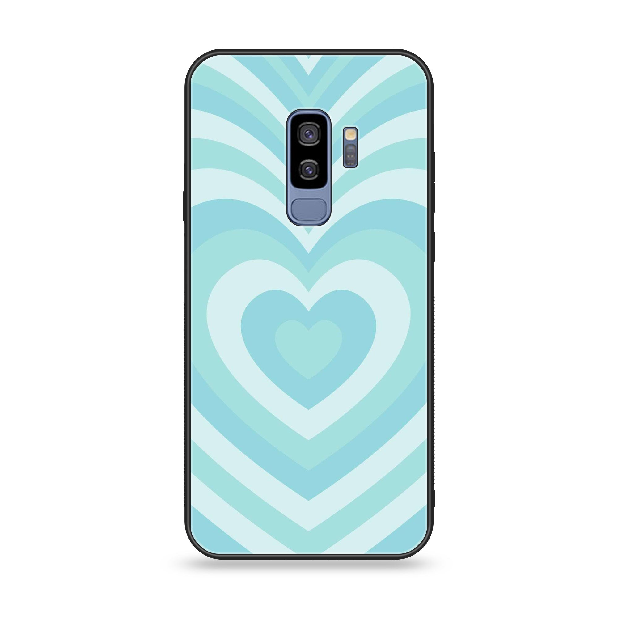 Samsung Galaxy S9 Plus - Heart Beat Series - Premium Printed Glass soft Bumper shock Proof Case