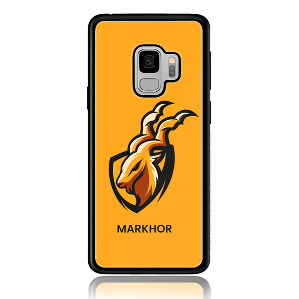 Samsung Galaxy S9 - Markhor Design 7 -  Premium Printed Glass soft Bumper shock Proof Case CS-26200