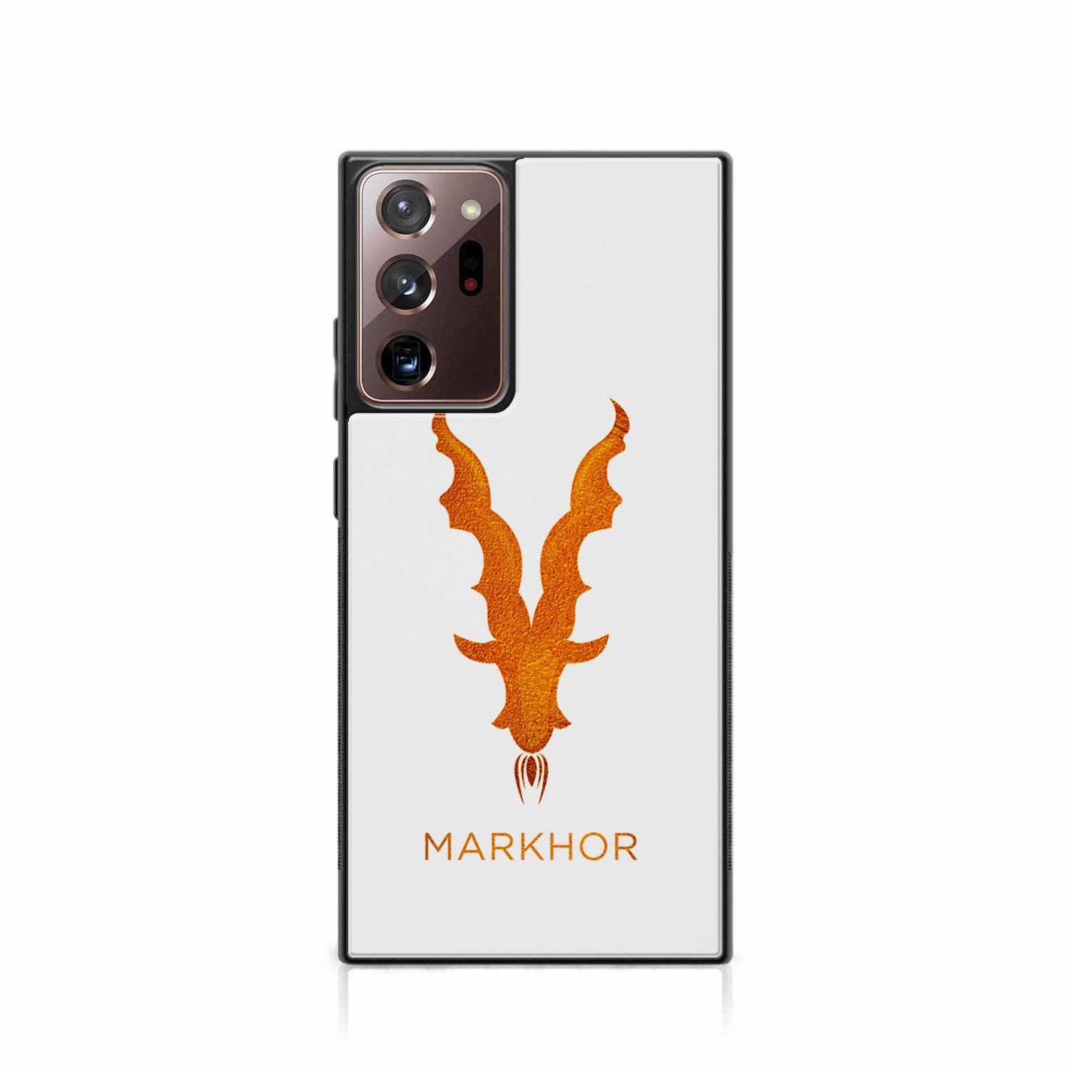Galaxy Note 20 Ultra - Markhor Series - Premium Printed Glass soft Bumper shock Proof Case