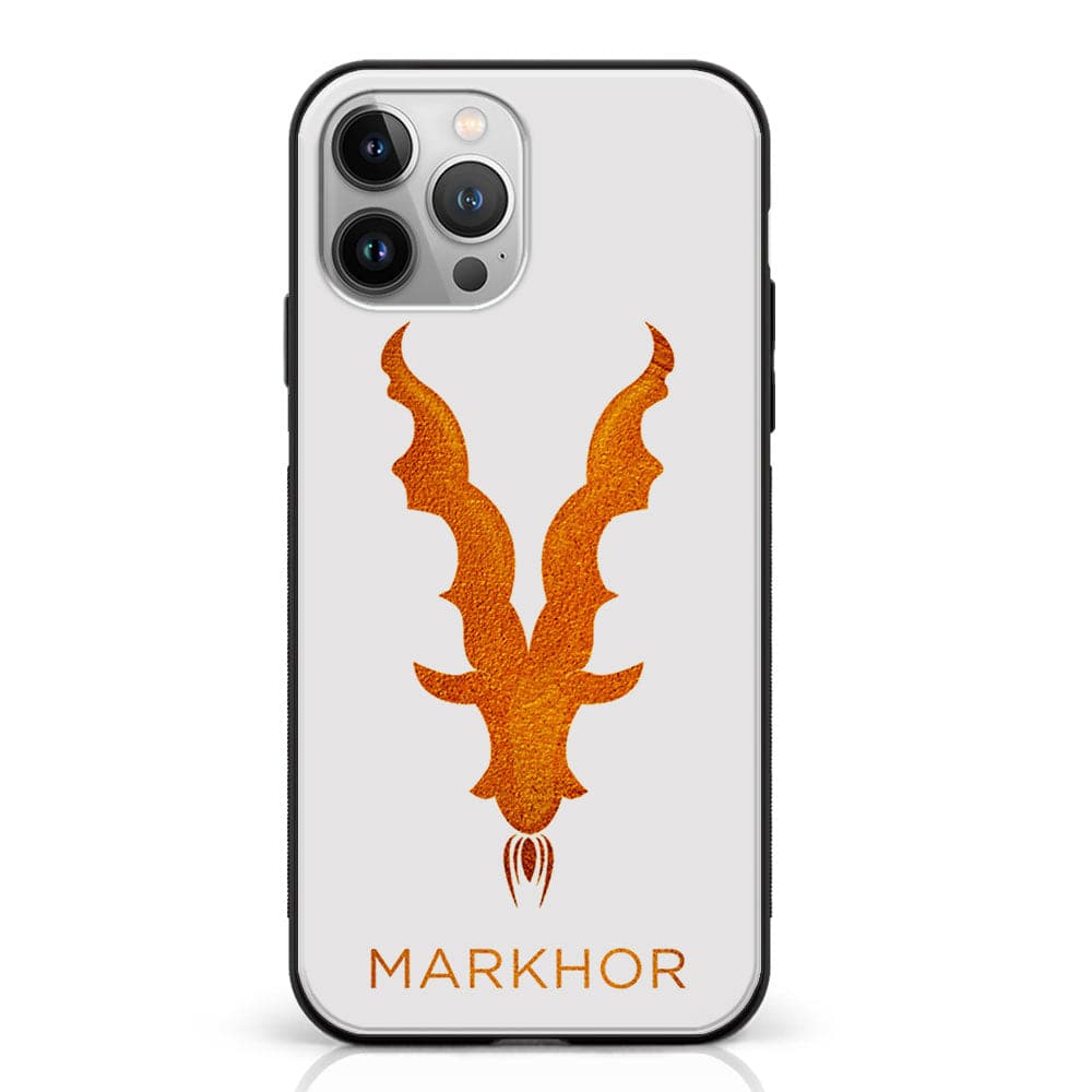 iPhone 12 Pro - Markhor  Series - Premium Metal Printed soft Bumper shock Proof Case