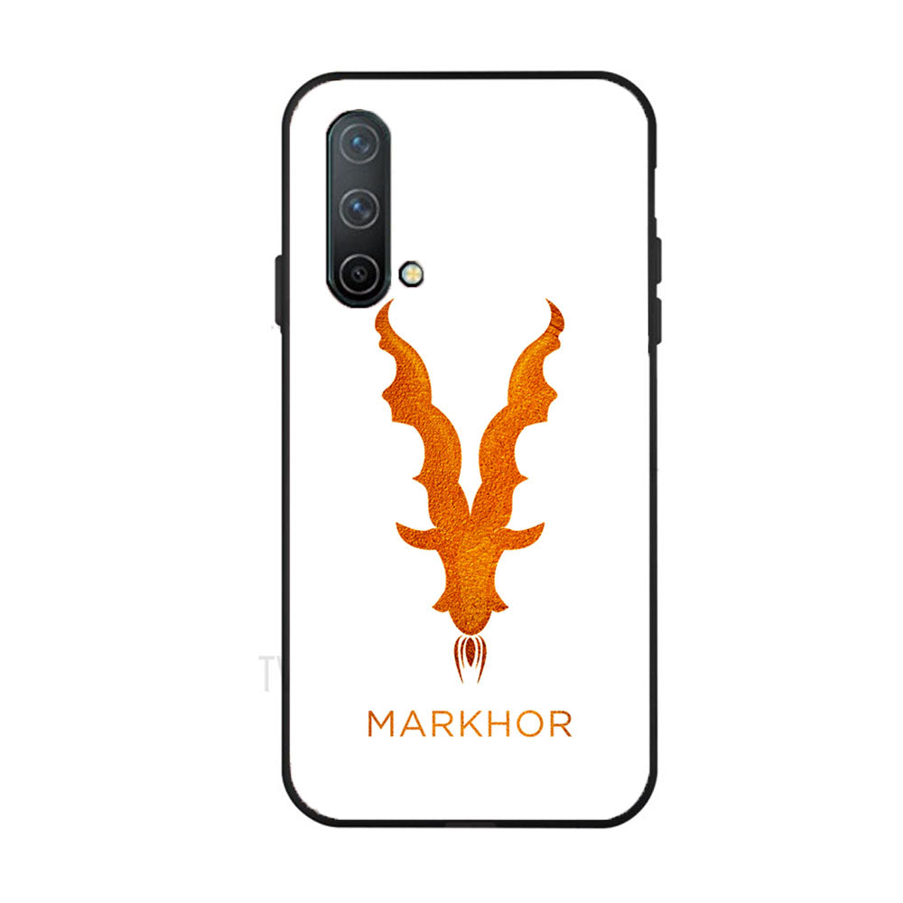 OnePlus Nord CE 5G- Markhor  Series - Premium Printed Glass soft Bumper shock Proof Case