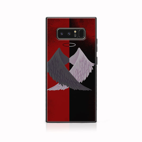 Samsung Galaxy Note 8 -Angel Wings 2.0 Design 7- Premium Metal  Printed soft Bumper shock Proof Case CS-28812