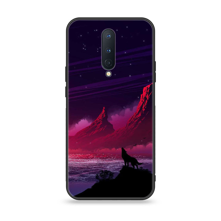OnePlus 8 - Wolf Design 7- Premium Metal Printed soft Bumper Shock Proof Case CS-10575
