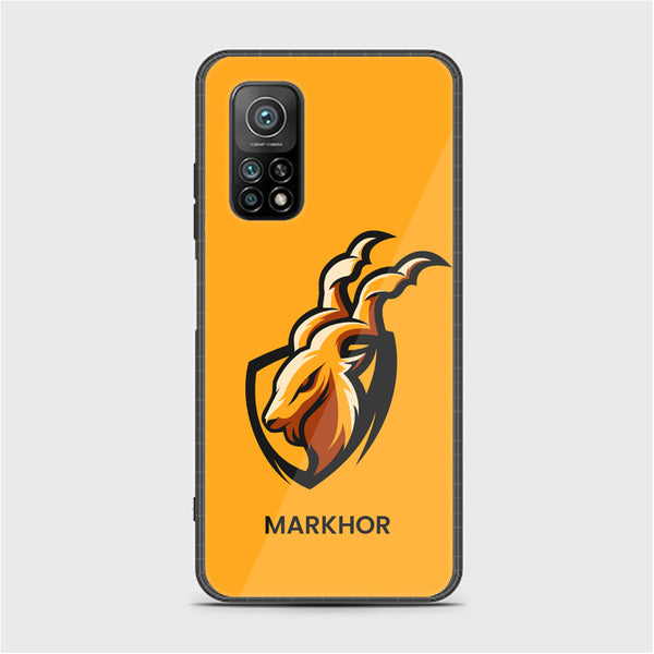 Xiaomi Mi 10T Markhor Series Design 7  Premium Printed Glass soft Bumper shock Proof Case CS-21672