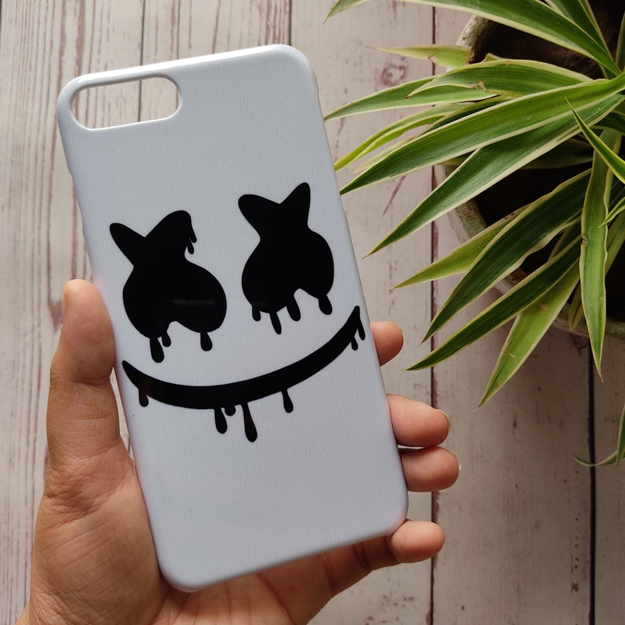 IPHONE 7PLUS Marshmello Face Case C-022