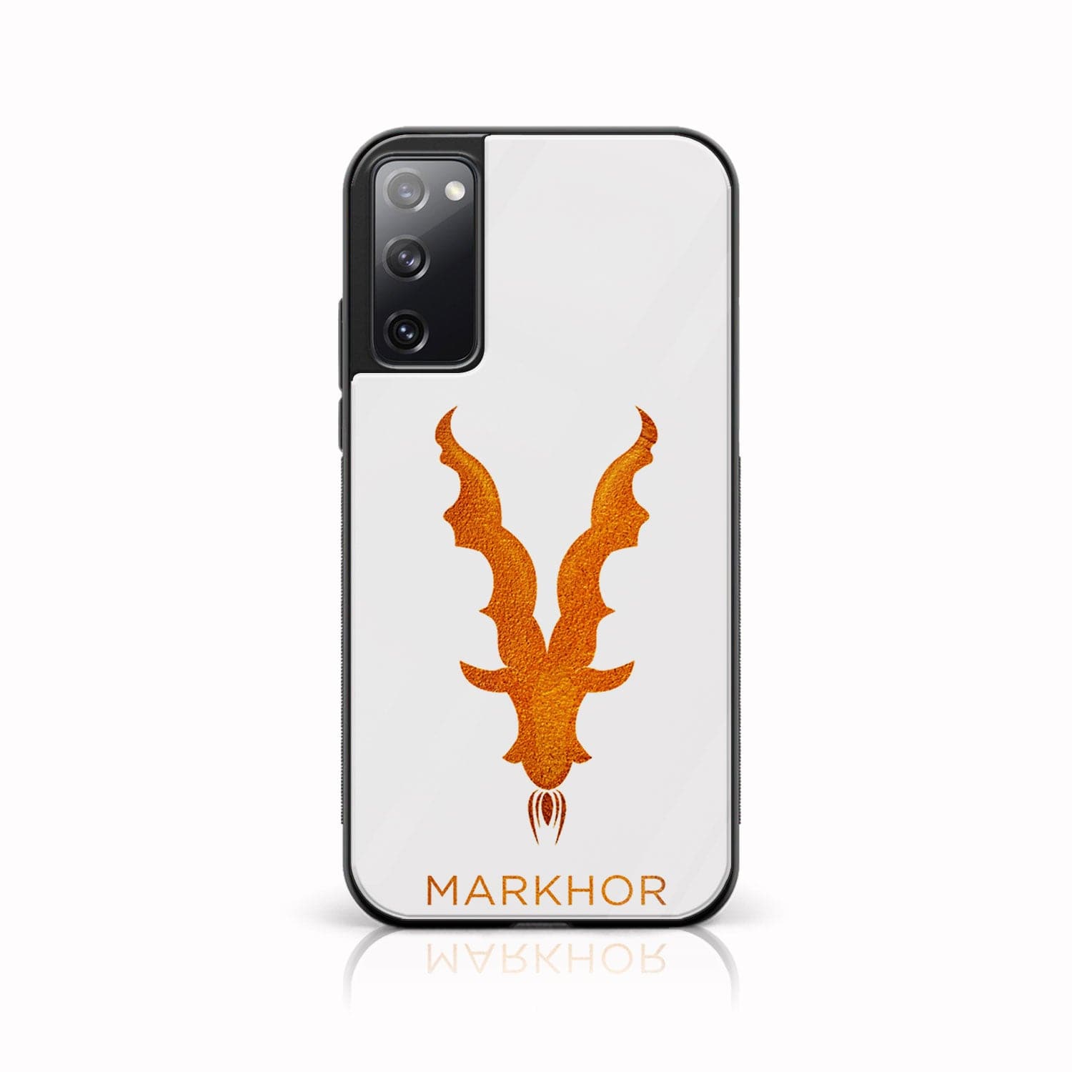 Galaxy S20 FE - Markhor Series - Premium Printed Glass soft Bumper shock Proof Case