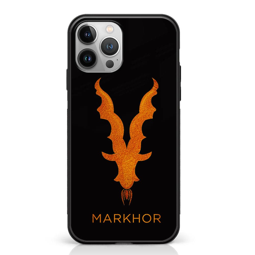 iPhone 12 Pro - Markhor  Series - Premium Metal Printed soft Bumper shock Proof Case