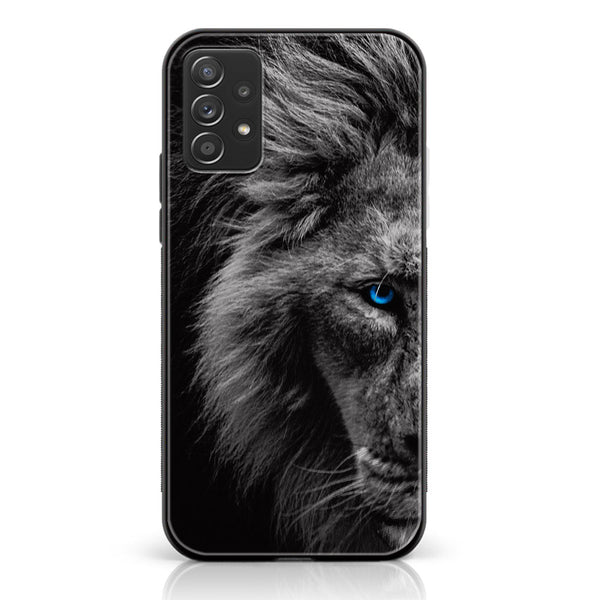 Samsung Galaxy A32 4G- Tiger Art Design 8 - Premium Printed Glass soft Bumper shock Proof Case CS-21461