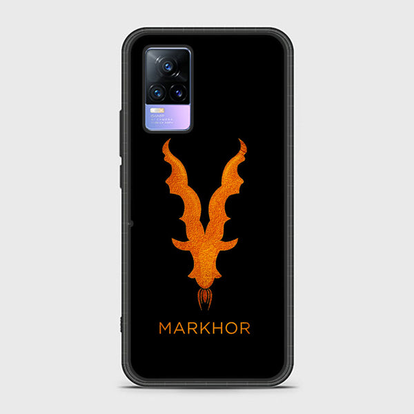 Vivo V21e - Markhor Design 12 - Premium Printed Glass soft Bumper shock Proof Case CS-19876