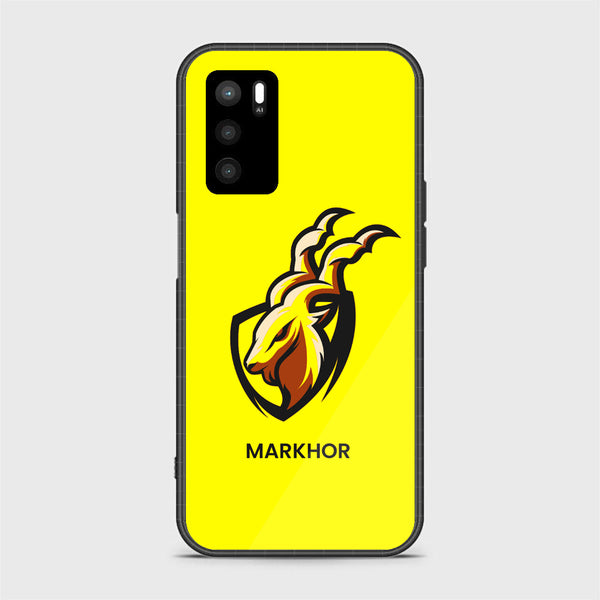 OPPO A16 - Markhor Design 8- Premium Printed Glass soft Bumper shock Proof Case CS-33407
