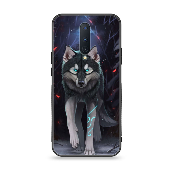 OnePlus 8 - Wolf Design 8 - Premium Printed Glass soft Bumper shock Proof Case CS-17167 CS-20904