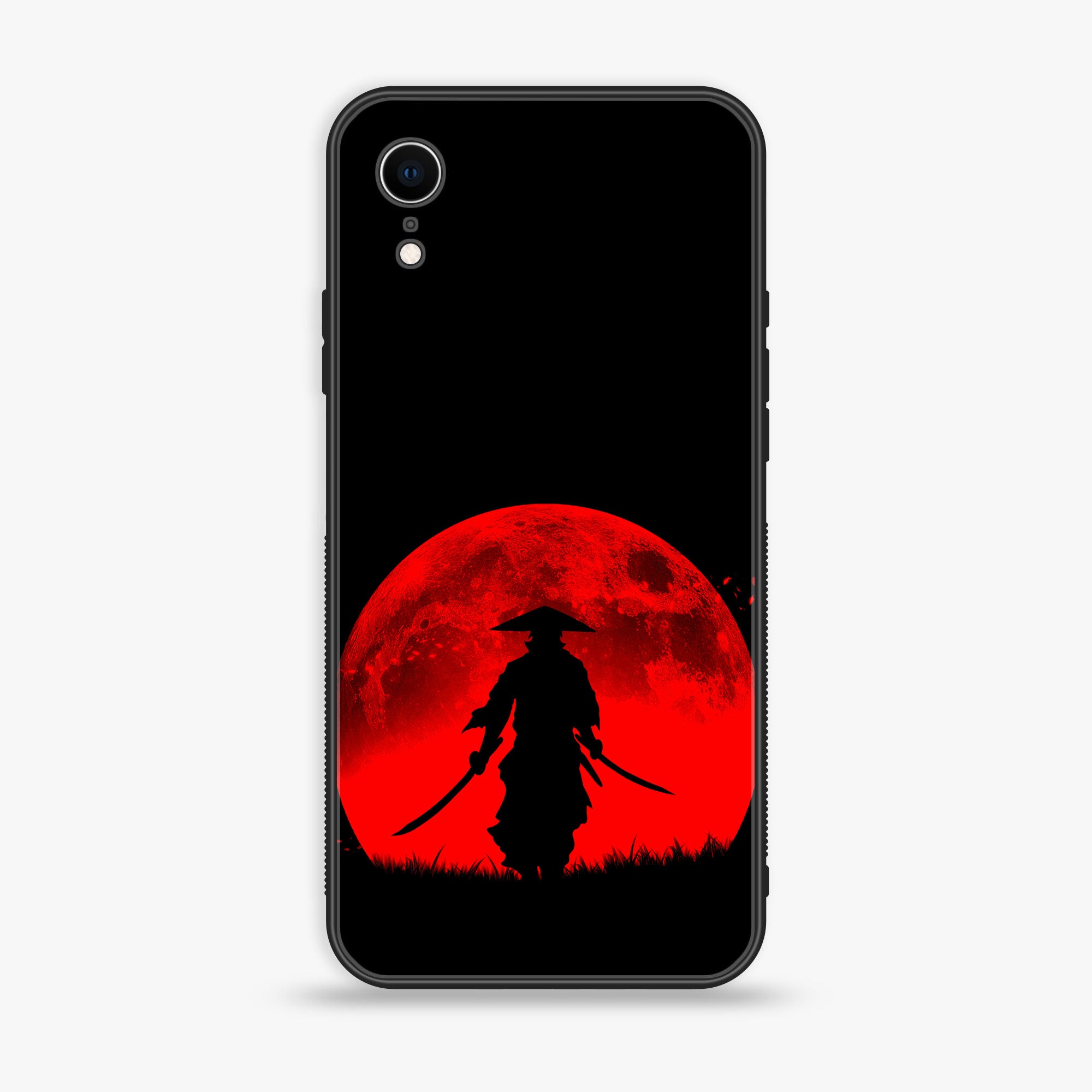 iPhone XR - Ninja  Series - Premium Printed Glass soft Bumper shock Proof Case