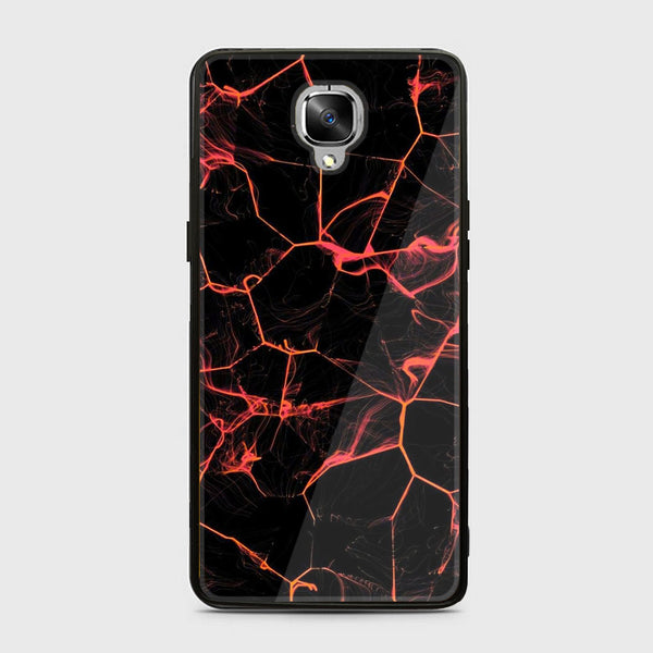 OnePlus 3/3T- Black  Marble Design 8 - Premium Metal Printed soft Bumper Shock Proof Case CS-30493