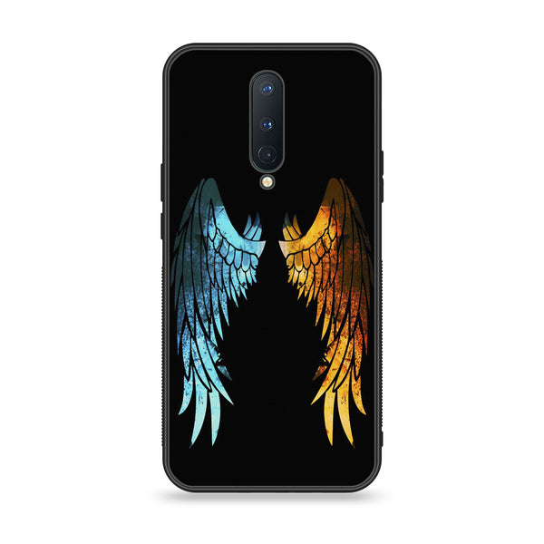 OnePlus 8 - Angel Wings 2.0 Design 8 - Premium Printed Glass soft Bumper shock Proof Case CS-21634