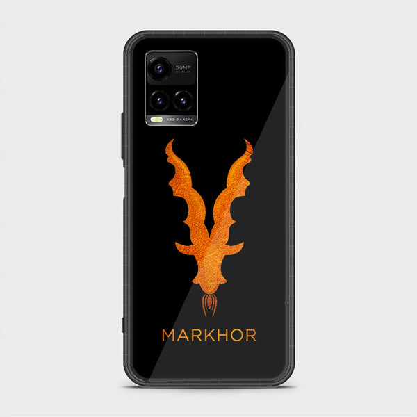 Vivo Y21 - Markhor Design 12 - Premium Printed Glass soft Bumper shock Proof Case CS-13809