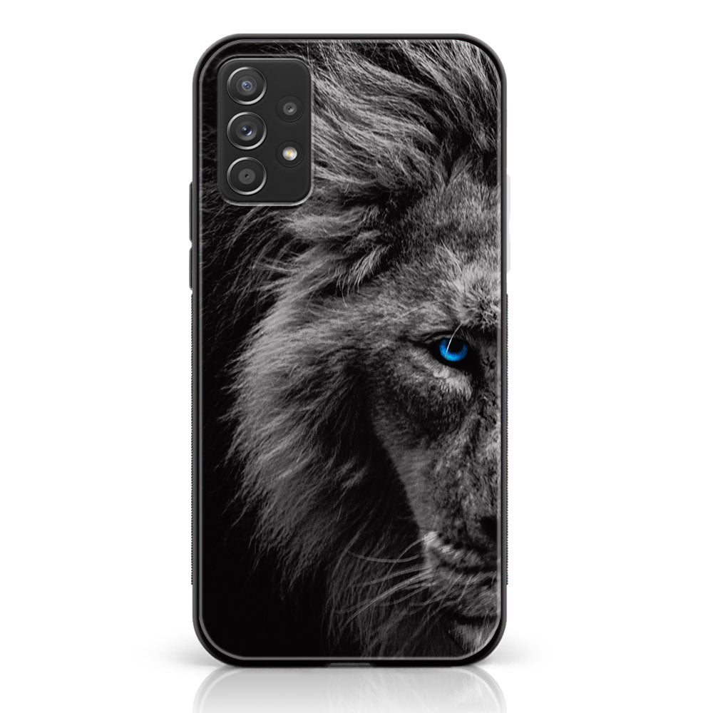 SAMSUNG GALAXY A73 - Tiger Art Series - Premium Printed Glass soft Bumper shock Proof Case