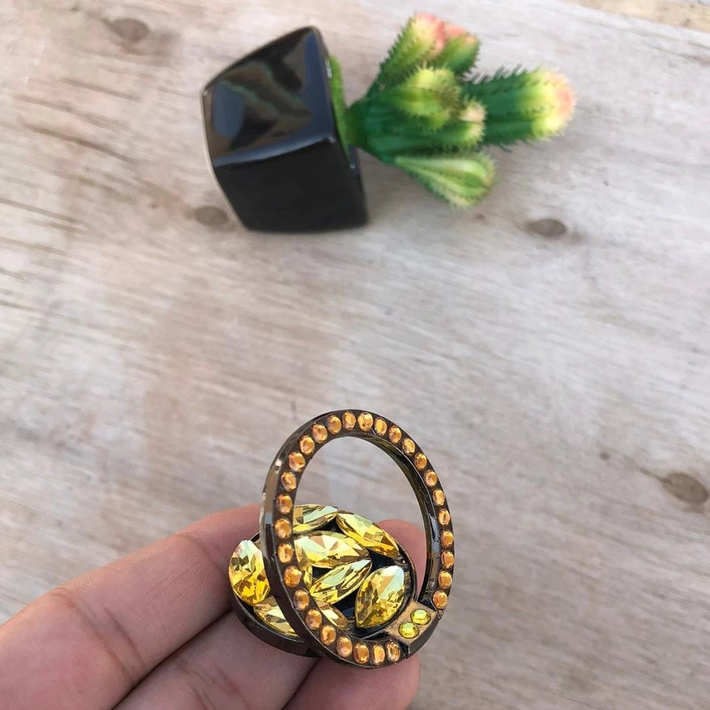 Premium Gold Beads Ring PopSocket PS 308