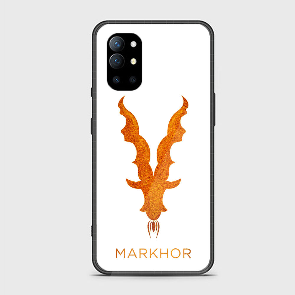 OnePlus 9R Markhor Series  Premium Printed Glass soft Bumper shock Proof Case