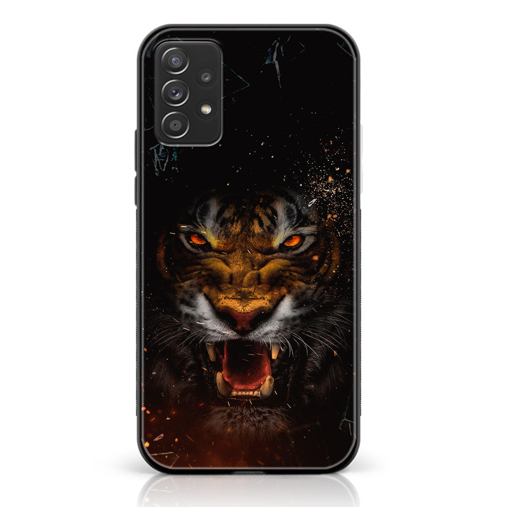 Samsung Galaxy A53 - Tiger Art Series - Premium Printed Glass soft Bumper shock Proof Case