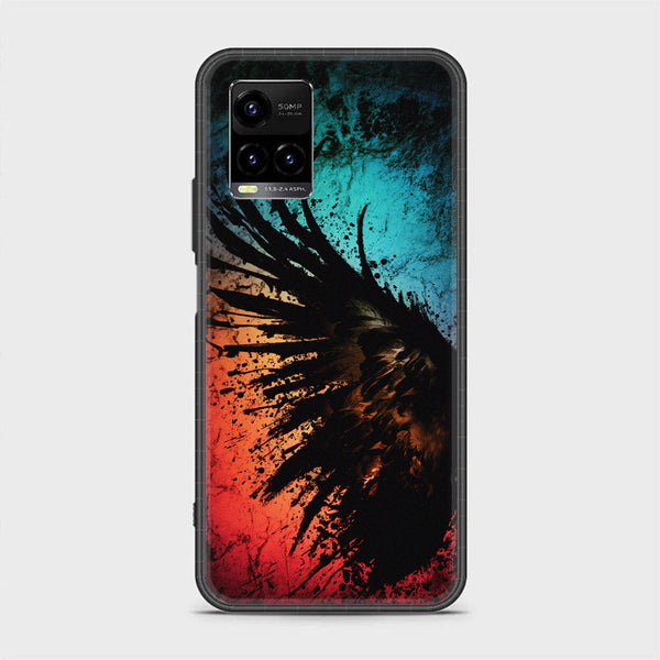 Vivo Y21 4G/ Y33s/ Y21s/ Y21A/ Y21T/Y33T - Angel Wings 2.0 Design 9 - Premium Printed Glass soft Bumper shock Proof Case CS-18767