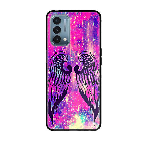 OnePlus Nord N200 5G - Angel Wings Design 9 - Premium Printed Glass soft Bumper shock Proof Case CS-17004