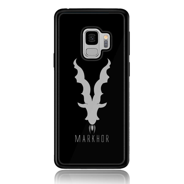 Samsung Galaxy S9 Markhor Design 9 Premium Printed Glass soft Bumper shock Proof Case CS-26071