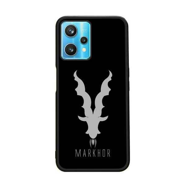 Realme 9 - Markhor Design 9 - Premium Printed Glass soft Bumper shock Proof Case CS-26073