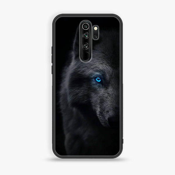 Redmi Note 8 Pro - Wolf Design 9 - Premium Printed Glass soft Bumper shock Proof Case CS-17954