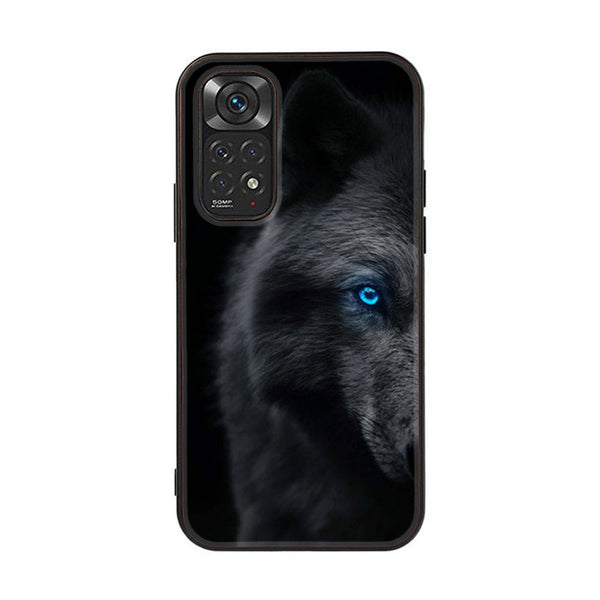 Xiaomi Redmi Note 11 Pro -  Wolf  Design 9 - Premium Printed Glass soft Bumper shock Proof Case CS-43283