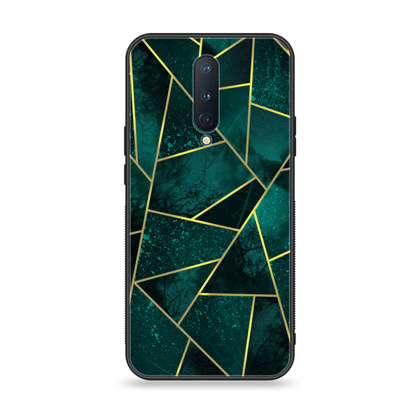 OnePlus 8 - Geometric Marble Design 9 - Premium Printed Glass soft Bumper shock Proof Case CS-20191