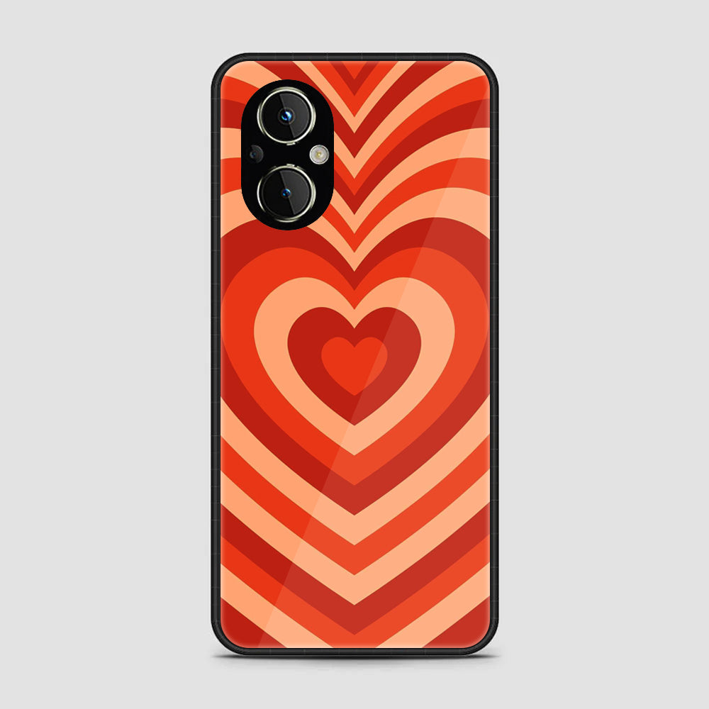 OnePlus Nord N20 5G- Heart Beat Series - Premium Printed Glass soft Bumper shock Proof Case