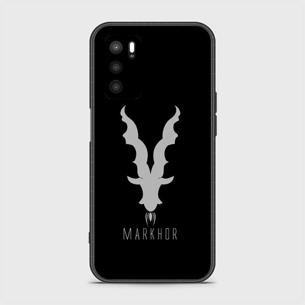 OPPO A16 - Markhor Design 9 - Premium Printed Glass soft Bumper shock Proof Case CS-19824