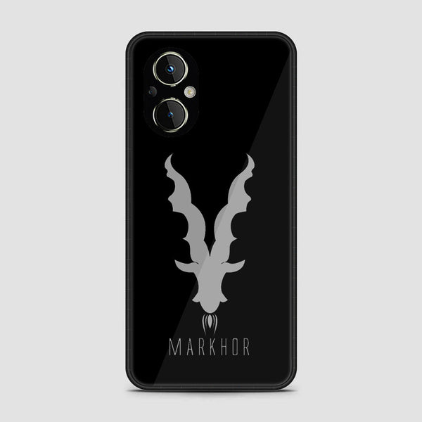 OnePlus Nord N20 5G - Markhor Design 9 - Premium Printed Glass soft Bumper shock Proof Case CS-19874