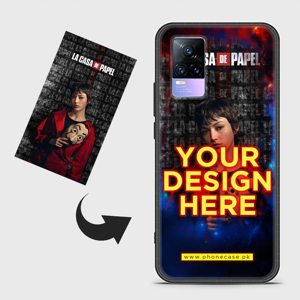 Vivo V21e - Customize your own - Premium Metal Printed soft Bumper shock Proof Case
