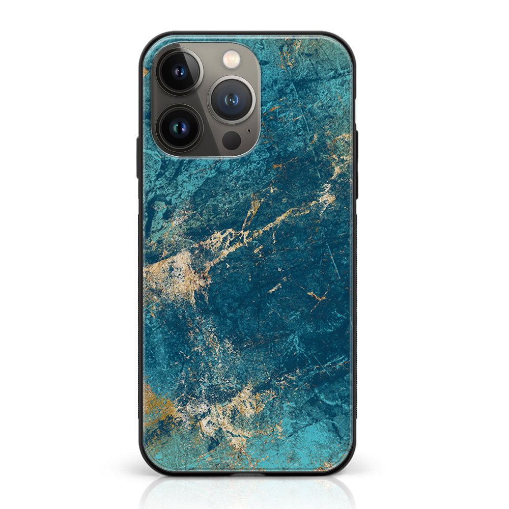 iPhone 12 Pro  - Blue Marble V 2.0 Series - Premium Metal Printed soft Bumper shock Proof Case