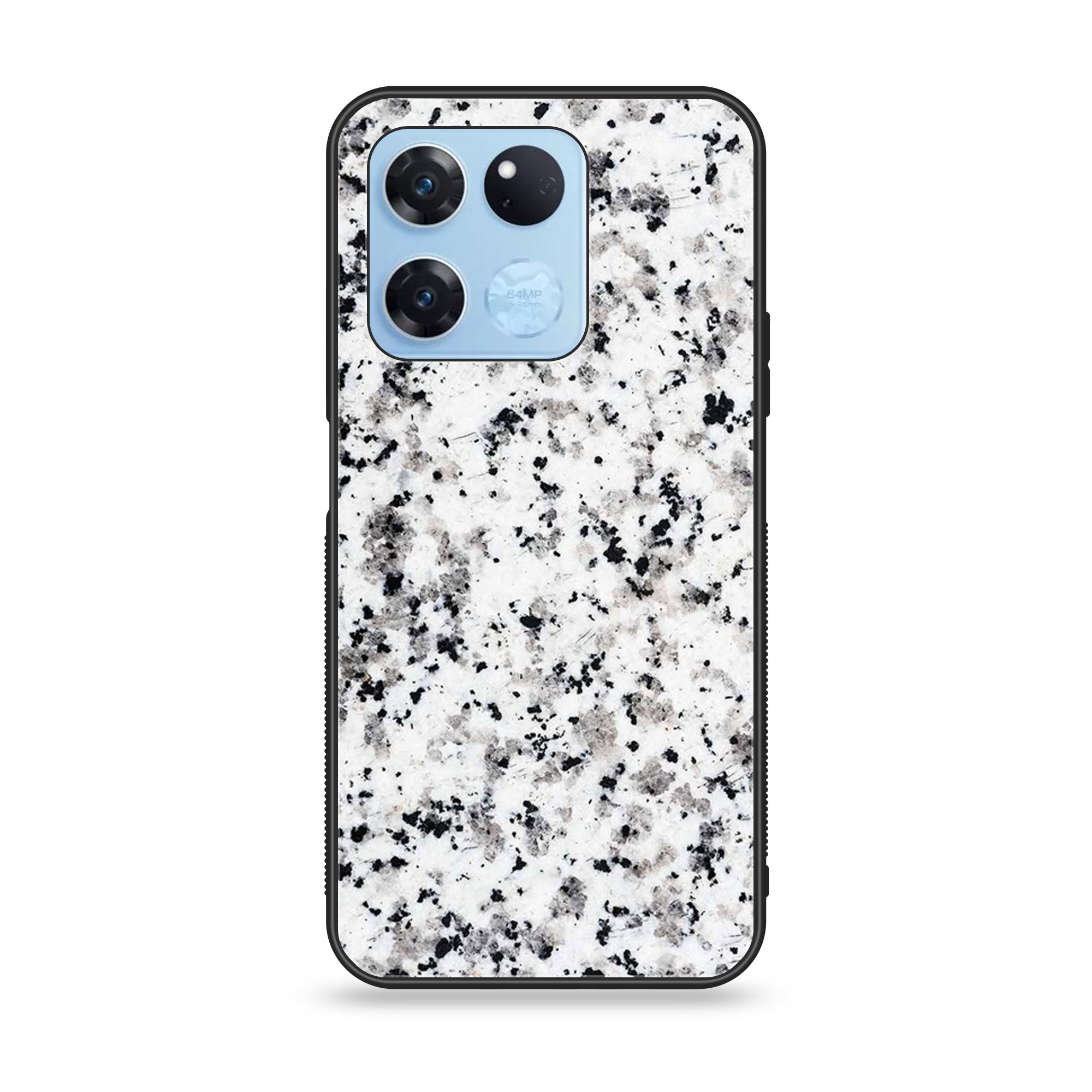 OnePlus Ace Racing - White Marble Series - Premium Printed Glass soft Bumper shock Proof Case