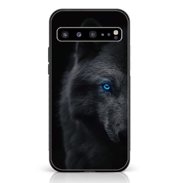 Samsung Galaxy S10 5G - Wolf  Design 9 - Premium Printed Glass soft Bumper shock Proof Case CS-17940