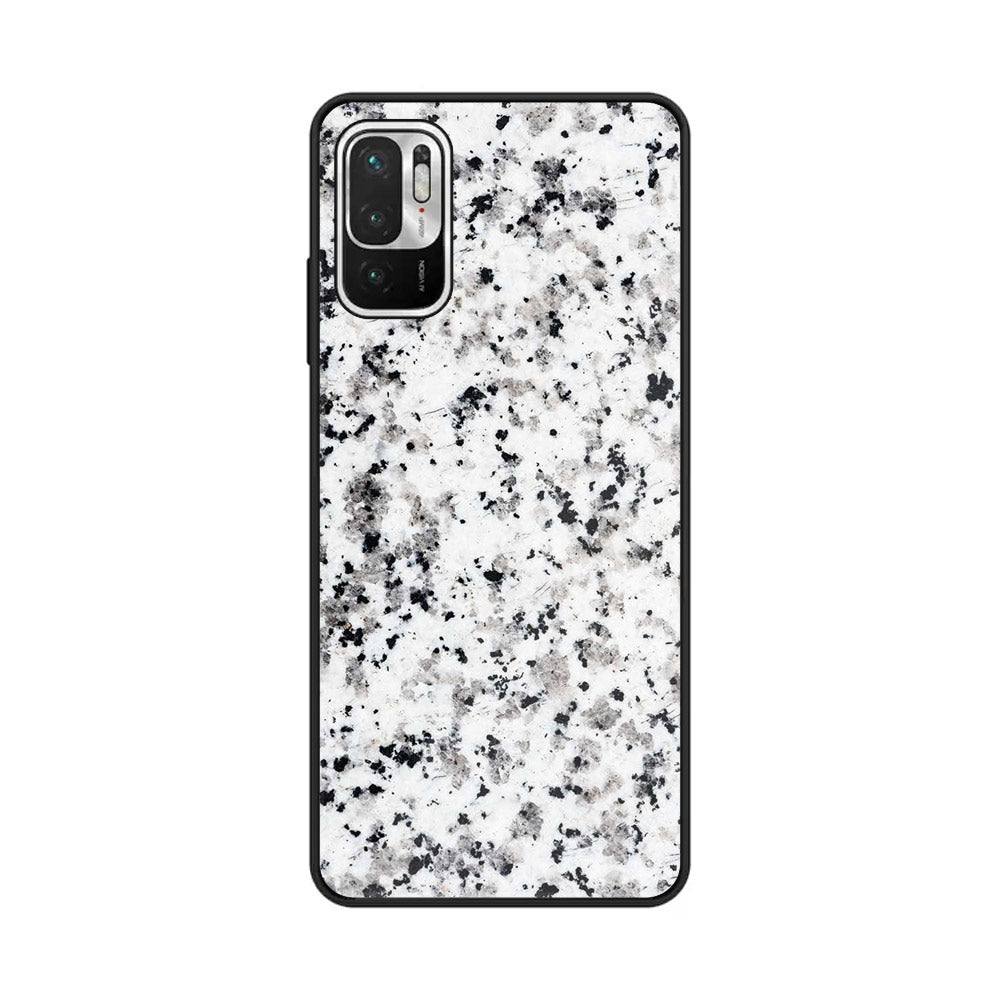 Xiaomi Redmi Note 10 5G - White Marble Series - Premium Printed Glass soft Bumper shock Proof Case