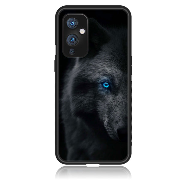 OnePlus 9 - Wolf Design 9 - Premium Printed Glass soft Bumper shock Proof Case CS-43616
