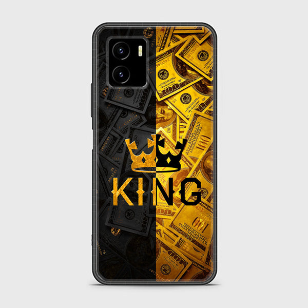 Vivo Y15s 2021/y15c King Series V 2.0 Design 9 Series Premium Printed Glass soft Bumper shock Proof Case CS-23950