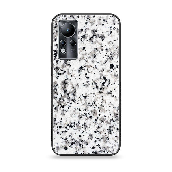 Infinix Note 11 - White Marble Design 9 - Premium Printed Glass soft Bumper shock Proof Case CS-15760