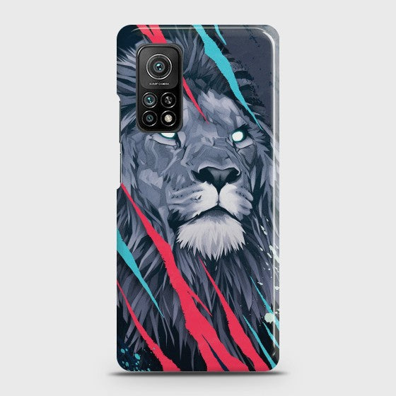 Xiaomi Mi 10T Abstract Animated Lion Case