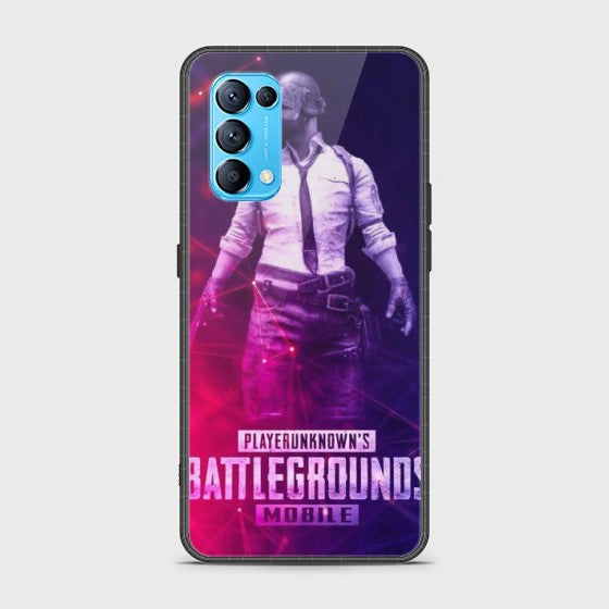 Oppo Find X3 Lite Animated PUBG Glass Customized Case