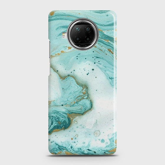 Xiaomi Mi 10i 5G Aqua Blue Marble Case